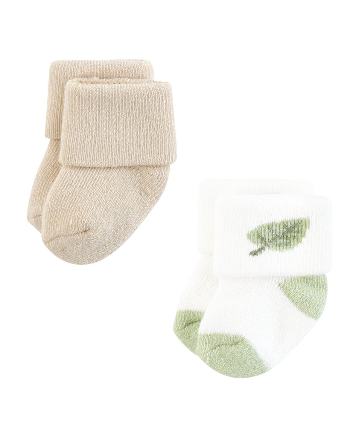 Touched by Nature Baby Boys Organic Cotton Socks, Brown Bear