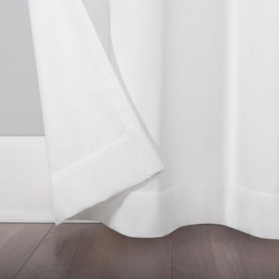 Lindstrom Textured Draft Shield Fleece Insulated Room Darkening Grommet Curtain Panel