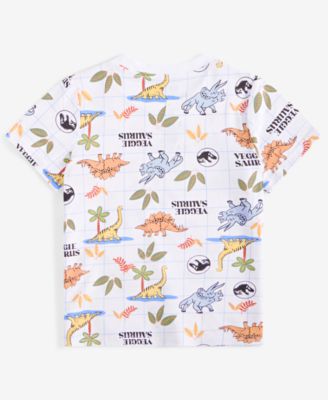 Toddler Boys 2T-4T Jurassic-Print Short-Sleeve T-Shirt, Exclusively at Macy's