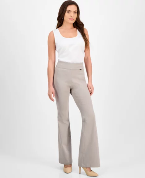 Petite High-Rise Flare Pants - Summer Straw