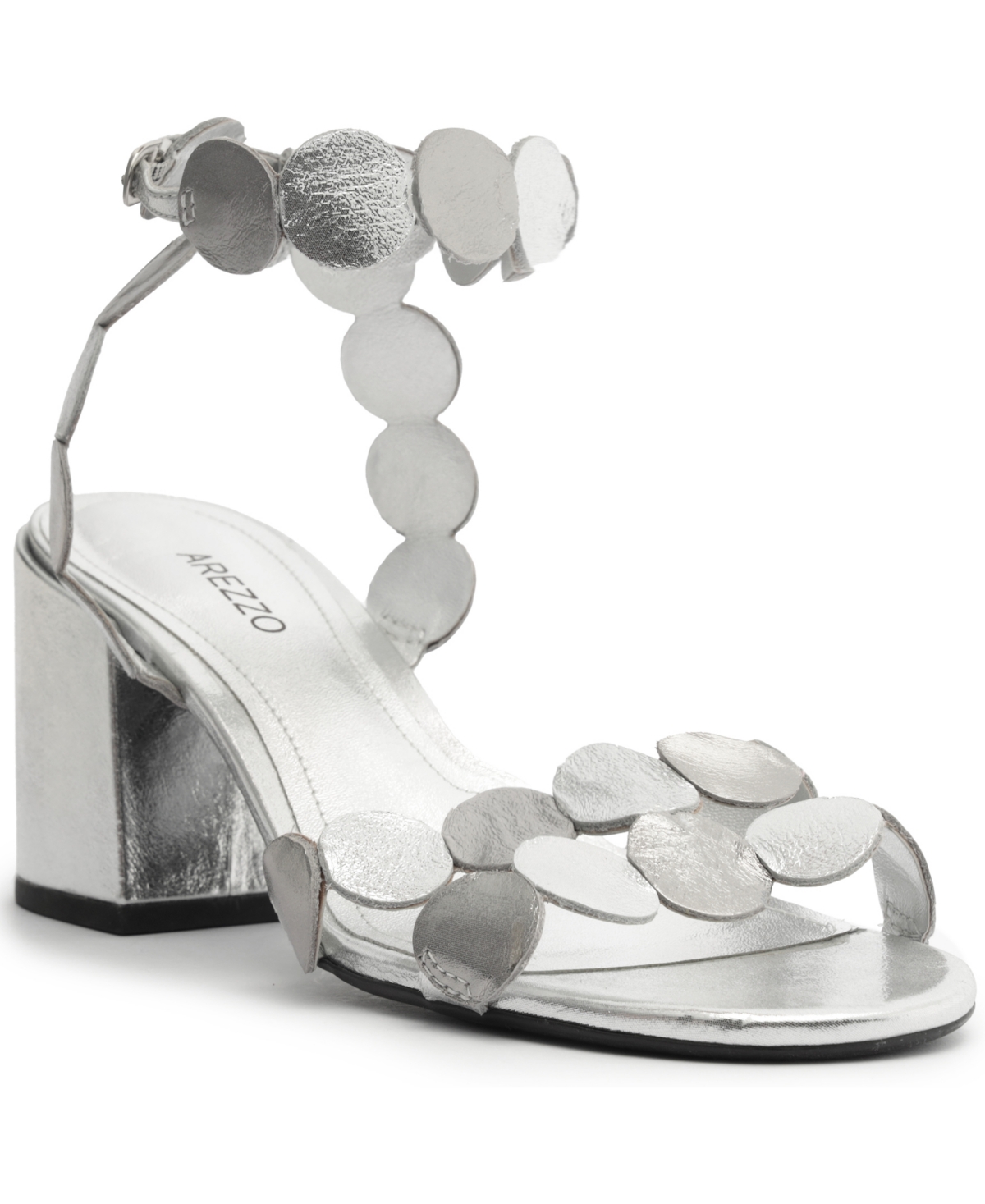 Women's Harmony Mid Block Sandals - Silver