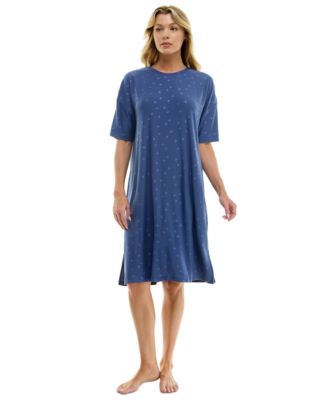 Women's Printed Short-Sleeve Sleepshirt