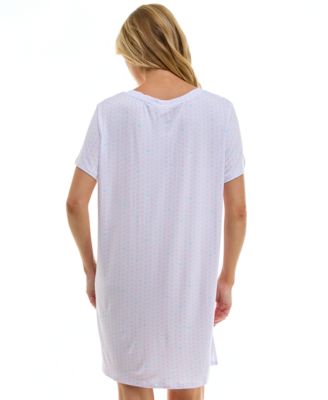 Women's Printed Short-Sleeve Sleepshirt