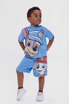 Toddler Boys Pullover Hoodie and French Terry Shorts