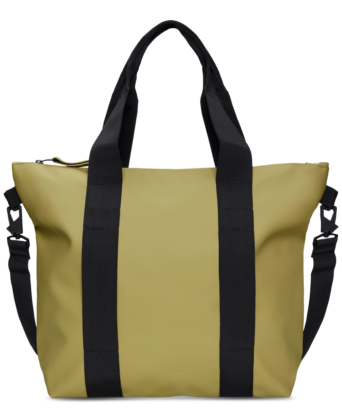 Rains Men's Waterproof Tote Bag Mini In Khaki