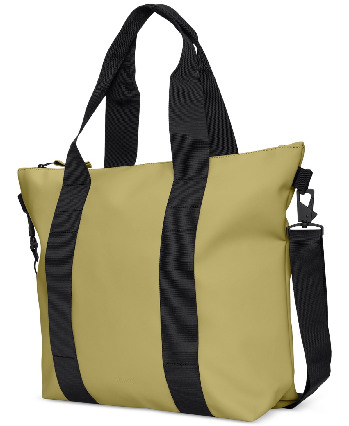 Rains Men's Waterproof Tote Bag Mini In Khaki
