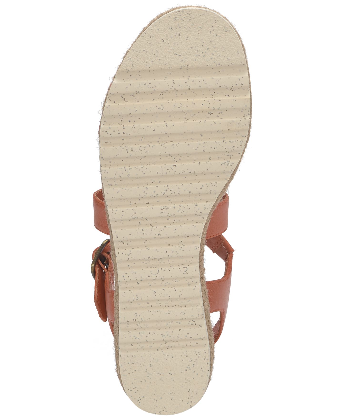 Женские сандалии Lucky Brand Trianna Strappy Espadrille Wedge, цвет: Кожаный — фото 5