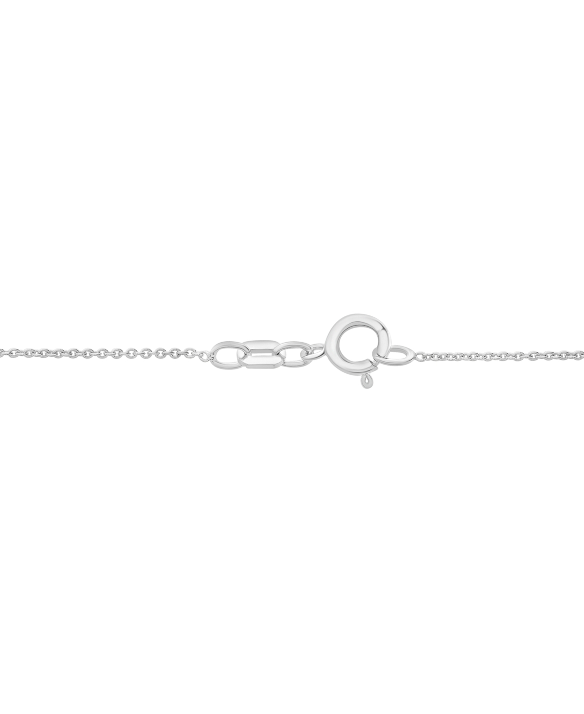 MACY'S BLACK & WHITE DIAMOND HEART HALO CLUSTER 18" PENDANT NECKLACE (3/4 CT. T.W.) IN STERLING SILVER, EXC 