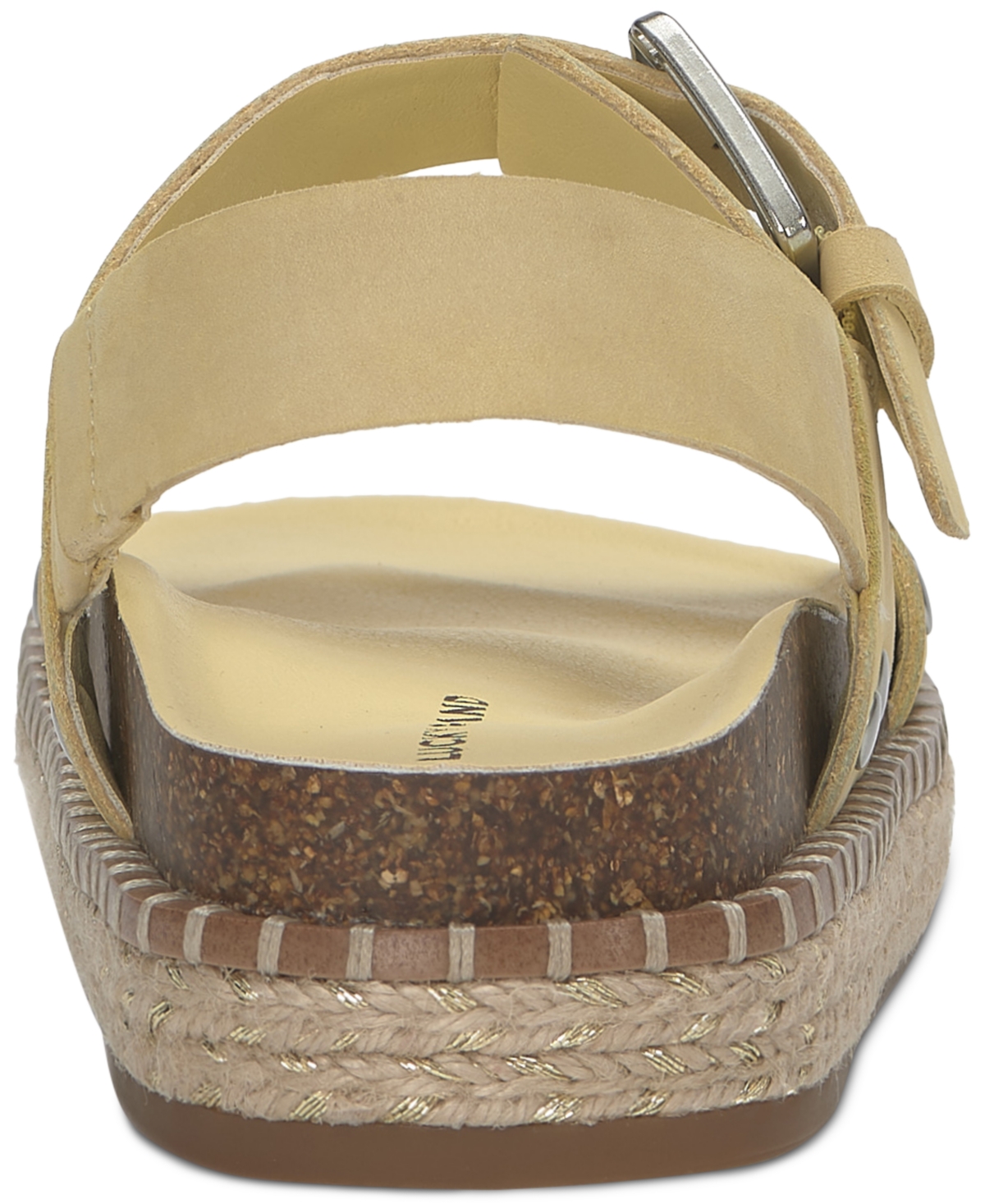 Shop Lucky Brand Women's Umora Espadrille Flatform Sandals In Sunlight Nubuck