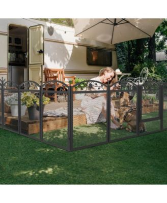 Pet Indoor Playpen Crate with Waterproof Heavy Duty Puppy Outdoor Exercise Play Pen