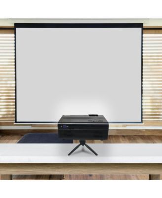 120” Home Theater DVD Projector, 110 ANSI Lumens, 720P + USB-C to HDMI & Accessory Kit