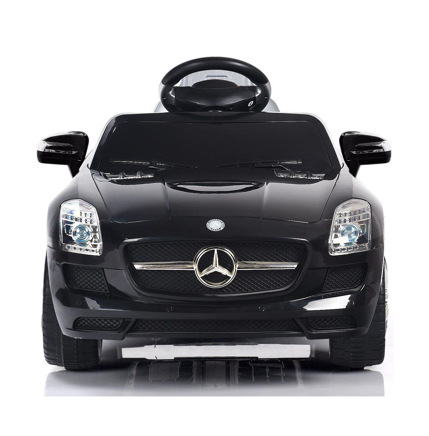 Детская игрушка Costway Mercedes Benz SLS R/C MP3 kids Ride On Car Electric Battery Toy, цвет: Чёрный — фото 7