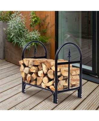 Indoor/Outdoor Heavy Duty Steel Firewood Storage Holder for Firewood Organization