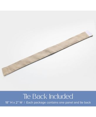 Outdoor Cabana Solid UV Protected Privacy Tab Top Curtain Panel