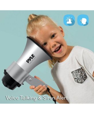 30-Watt Portable Megaphone with Siren, Adjustable Volume, Lightweight, Battery Operated