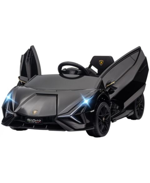 Детская игрушка Aosom 12V Lamborghini Sian Licensed Electric Car for Kids, цвет: Чёрный