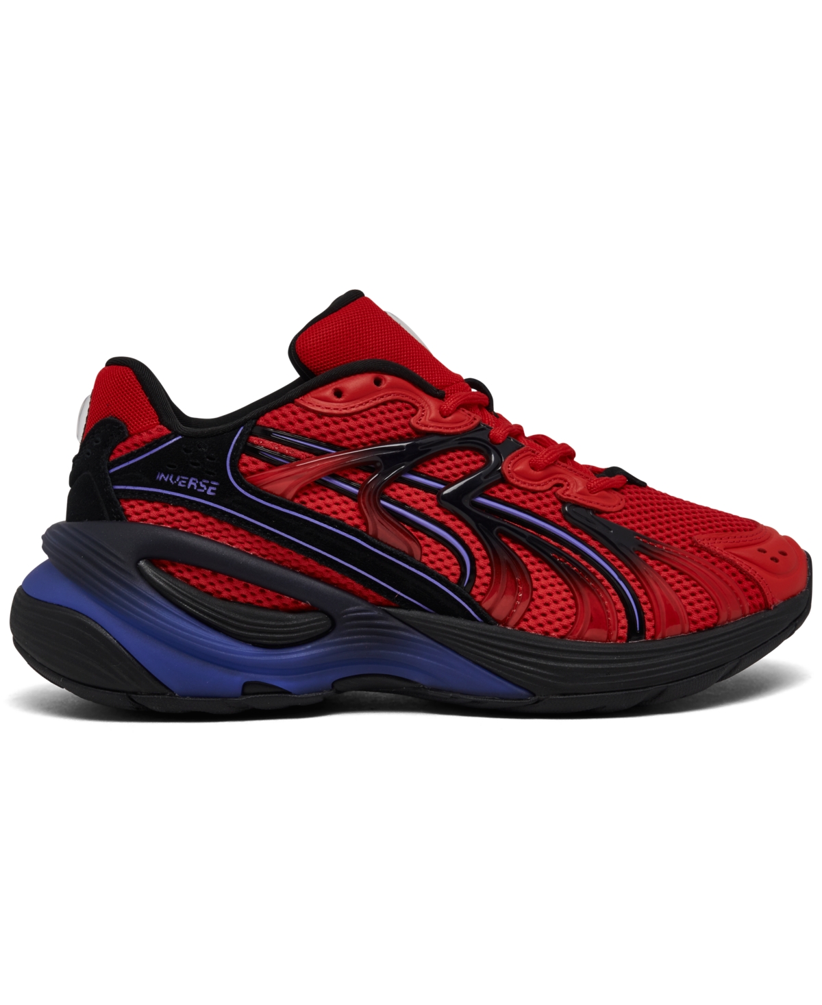 Puma Big Kids' Inverse Rev Running Sneakers From Finish Line In Red