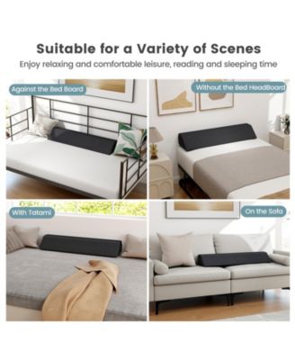 GOUUN Bed Wedge Pillow with Storage Bag-Twin Size