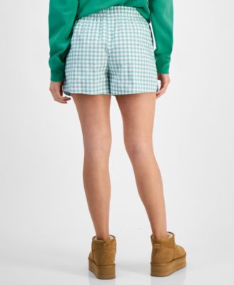 Love Tribe Juniors' Hello Kitty Gingham Cotton Boxer Shorts