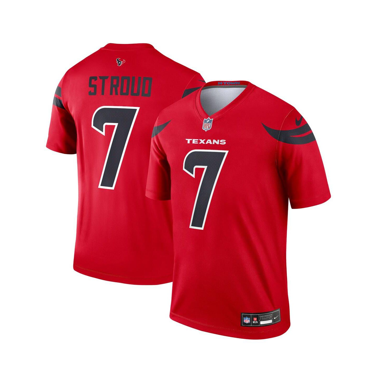 Мужской топ Nike C.J. Stroud Red Houston Texans Alternate Legend Player Performance Jersey — фото 1