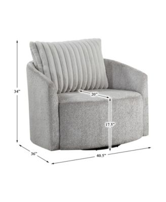 41" White Label Holland Park Swivel Chair