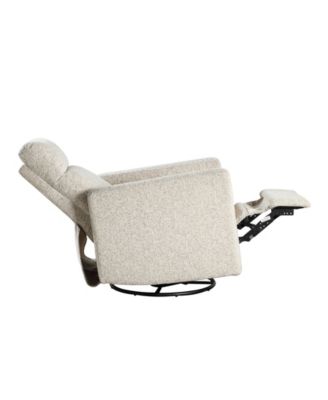 30" White Label Avenue Swivel Glider Reclining Chair