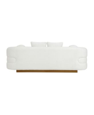 93" White Label Lyman Sherpa Sofa