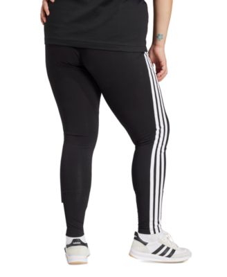 Plus Size Essentials 3-Stripes Cotton Leggings, XXS-4X