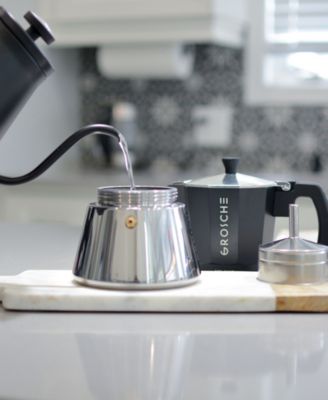 Milano Induction Stovetop 6 Cup Espresso Maker Moka Pot