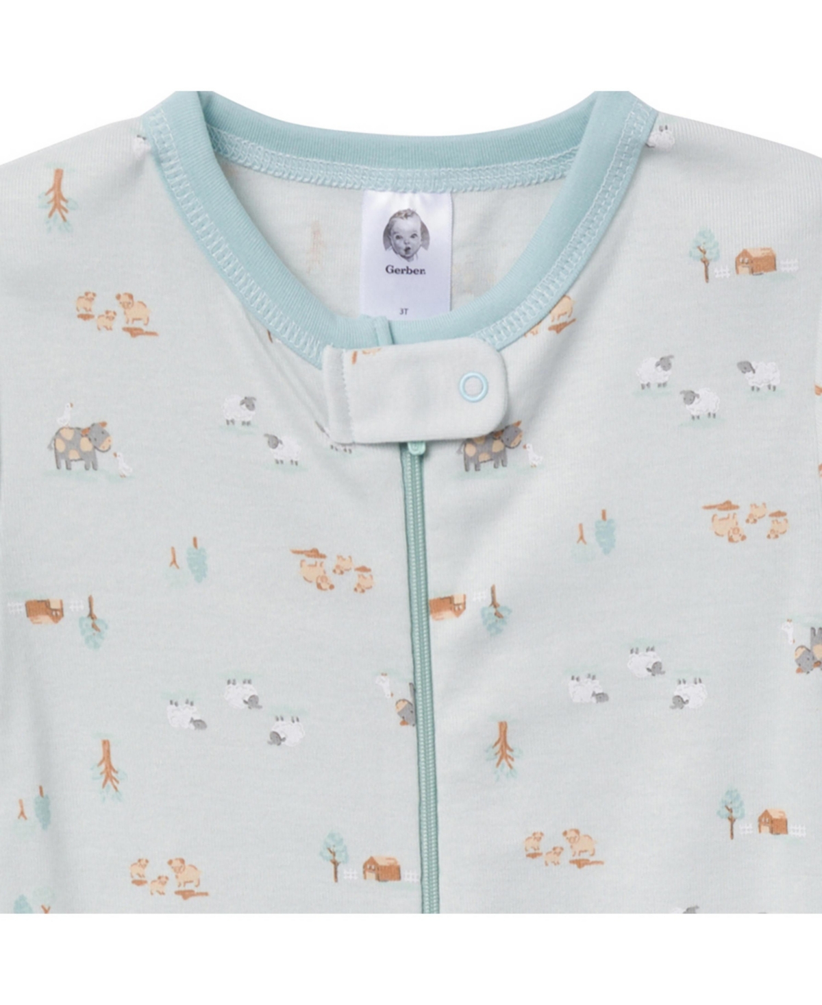 Gerber Baby Boys Snug Fit Footed Pajamas, 2-Pack
