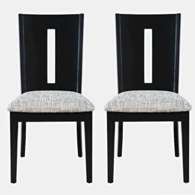 Urban Icon Contemporary Slotback Upholstered Dining Chair (Set of 2)