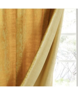 Texture Velvet Back Tab Room Darkening Curtain Panel