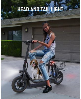 C1 Plus Electric Scooter with Seat