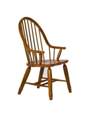 Bow Back Arm Chair - Oak