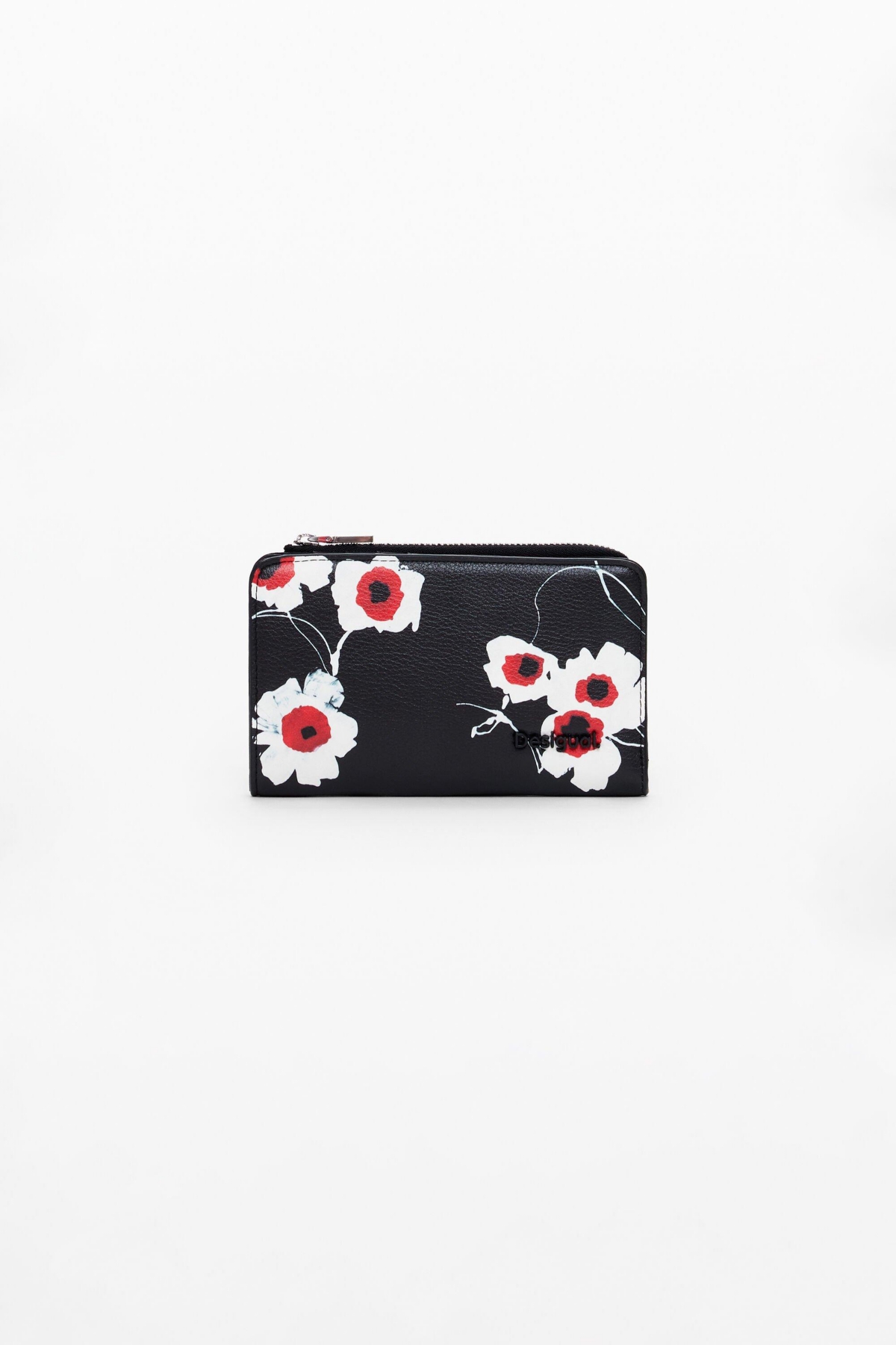 Women's Small floral wallet - Black