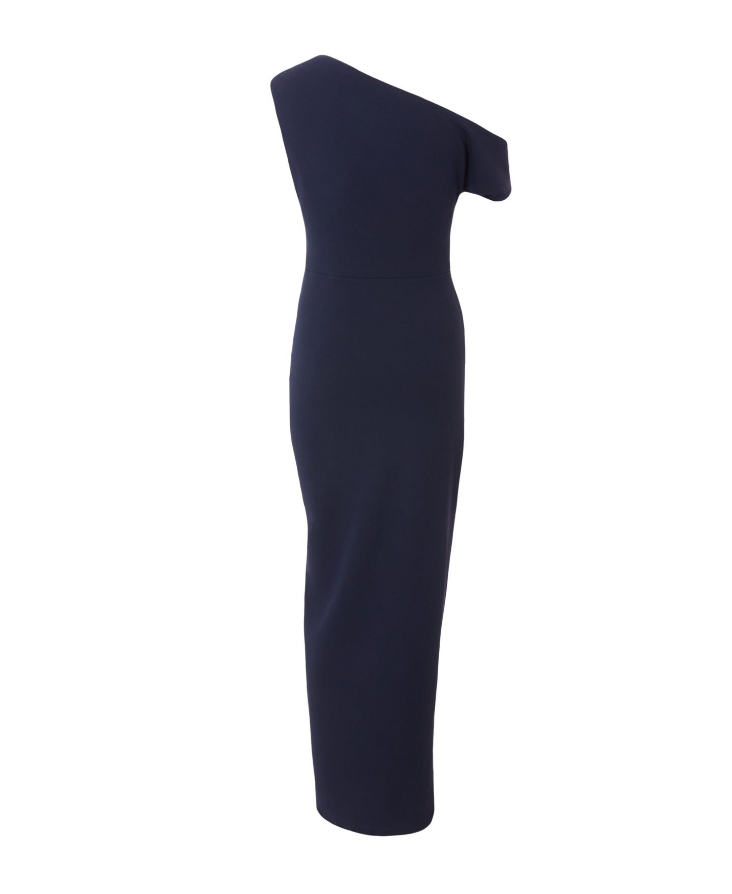 Женское платье QUIZ One Shoulder Asymmetric Maxi, цвет: Тёмно-синий — фото 5