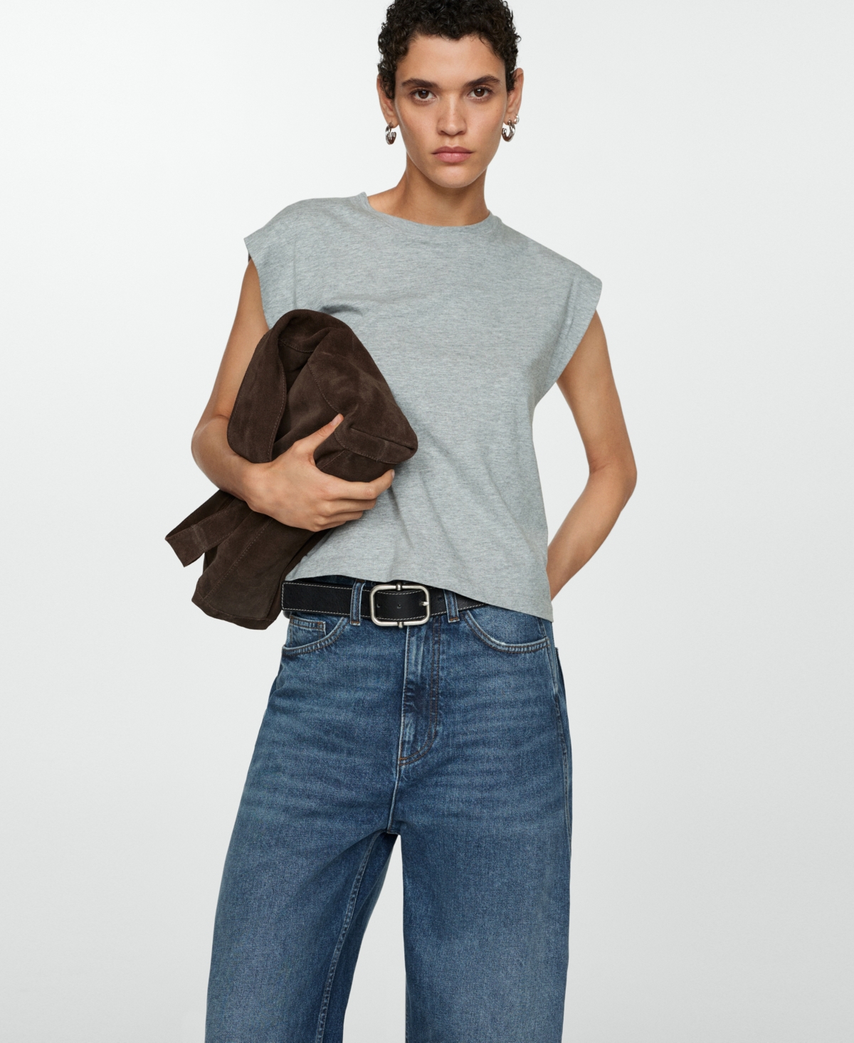 Mango Women's Camilla High-Rise Balloon Jeans