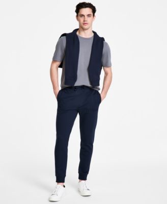 Men's Solid Cotton Joggers