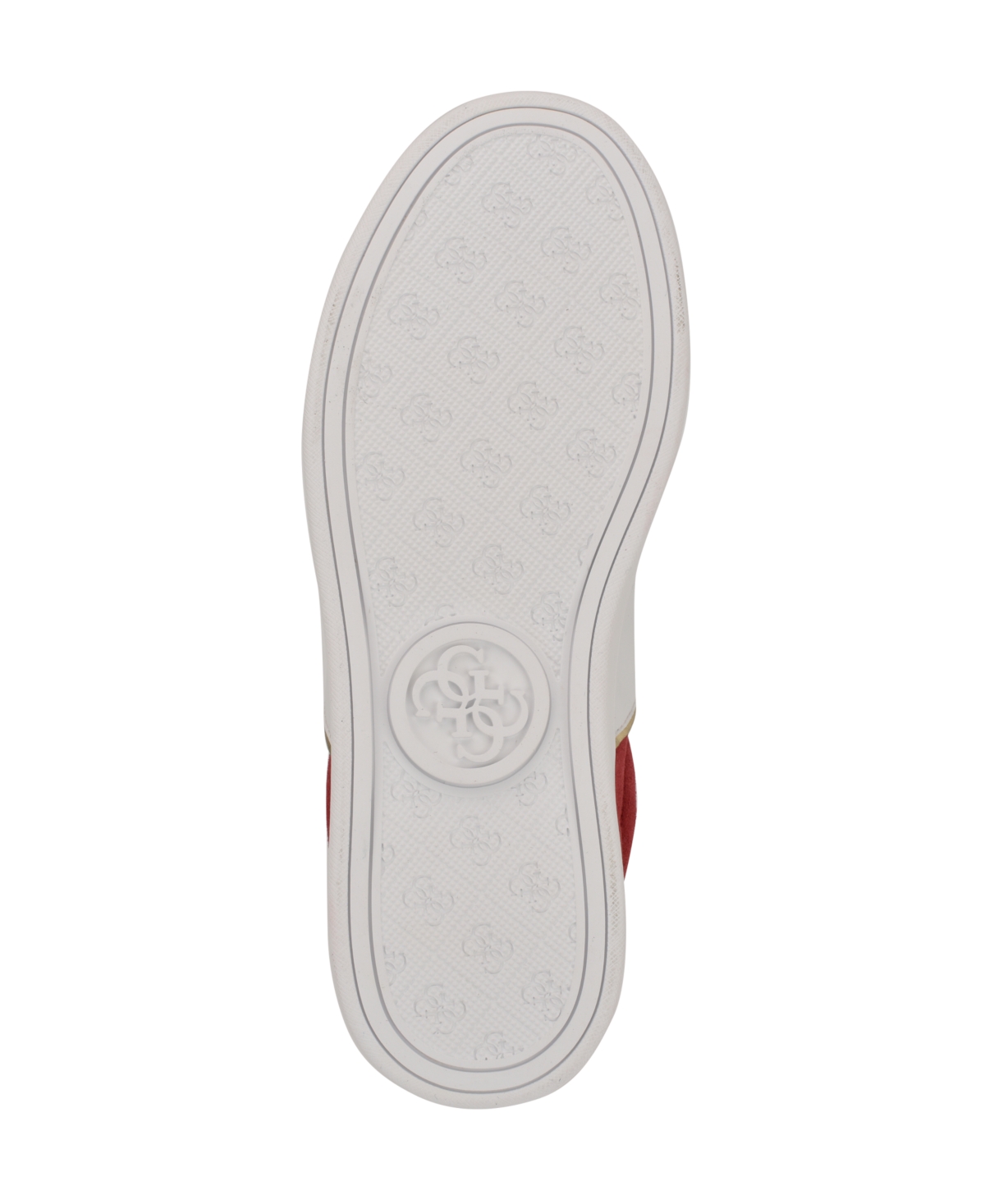 Guess Women's Jrone Lace-up Low Profile Court Sneakers In Red