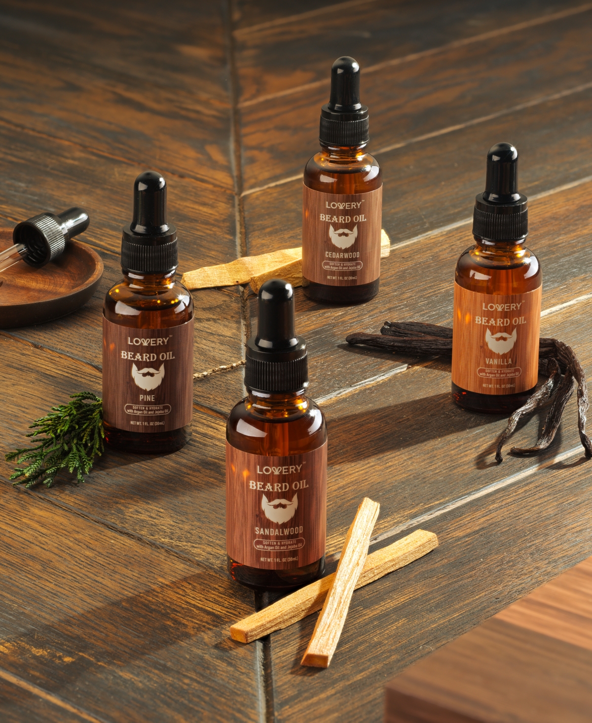 Lovery Men's 5-pc. Beard Oil Gift Set In No Color