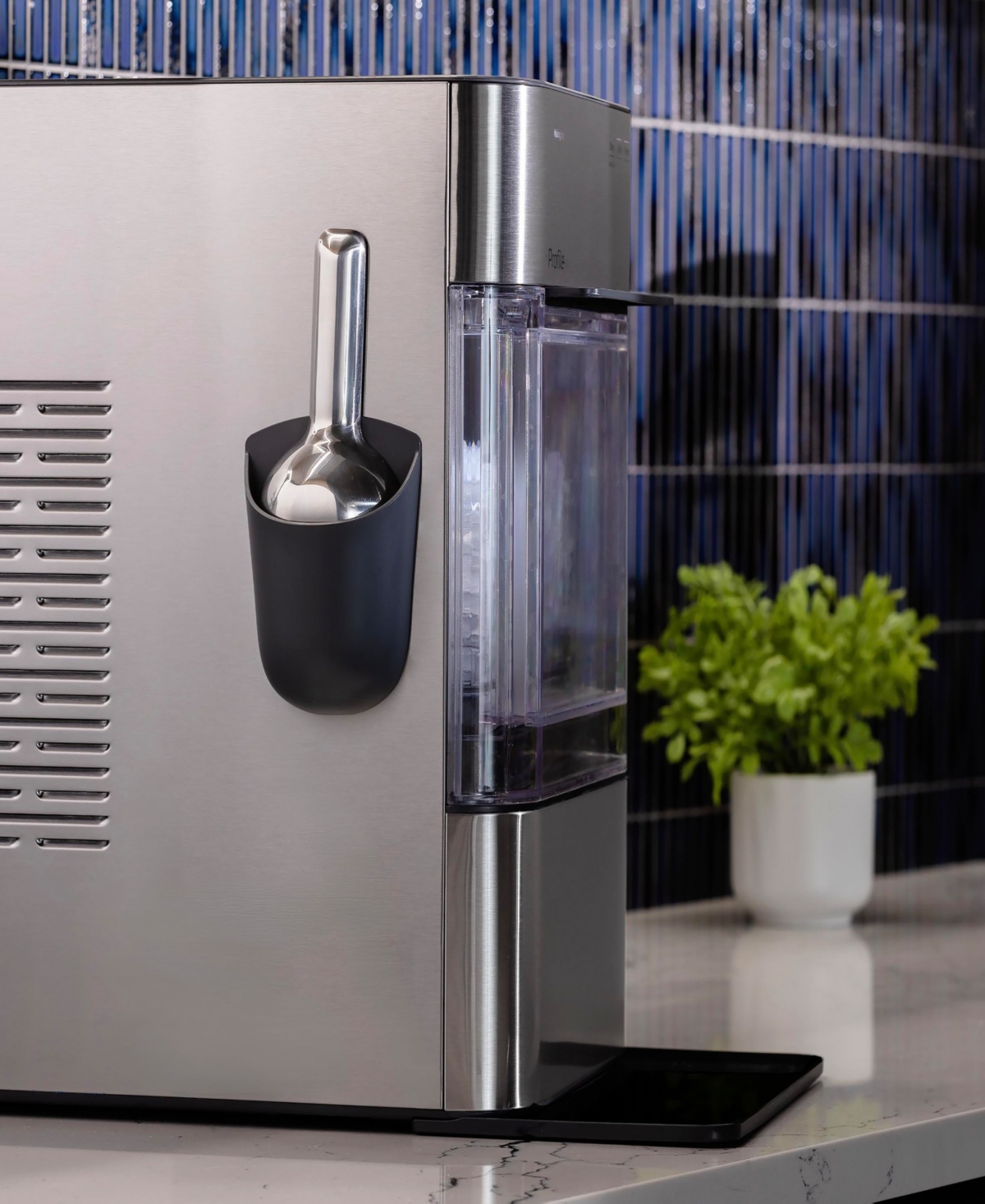 Ge Appliances Profile Opal 2.0 Ultra Nugget Ice Maker In Stainless Steel