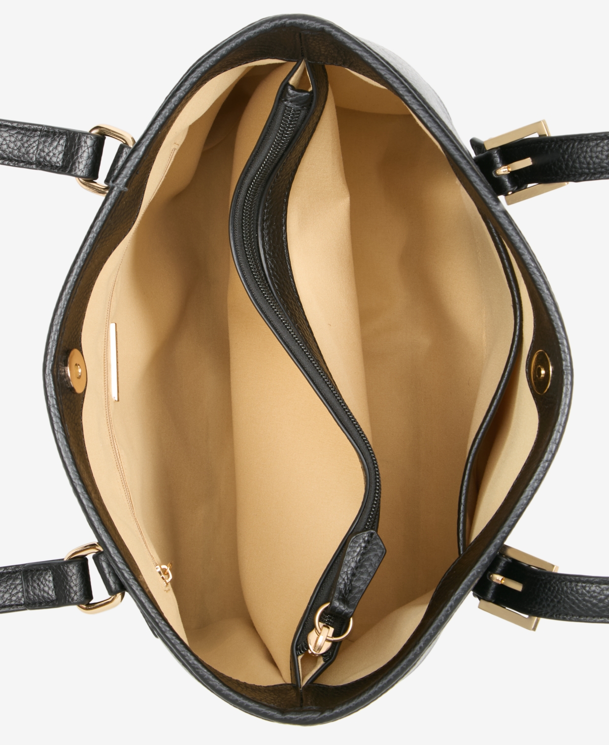 Macy's Pebble Tulip Large Tote, Exclusively At  In Black