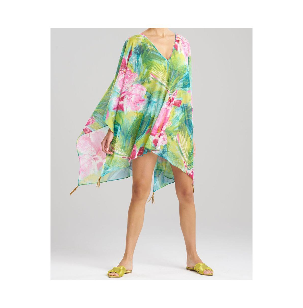 Women's Jardin Caftan - Green multi