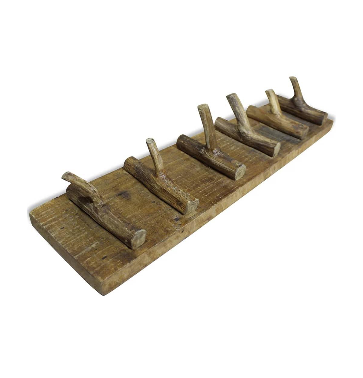 vidaXL Coat Rack Mixed Recycled Wood 23.6