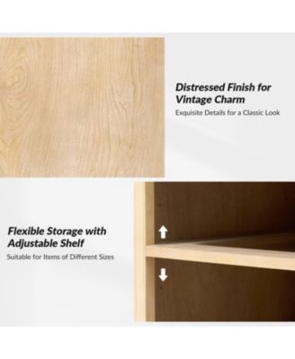 Mulo Traditional Nightstand with Three Ports and Adjustable Shelf