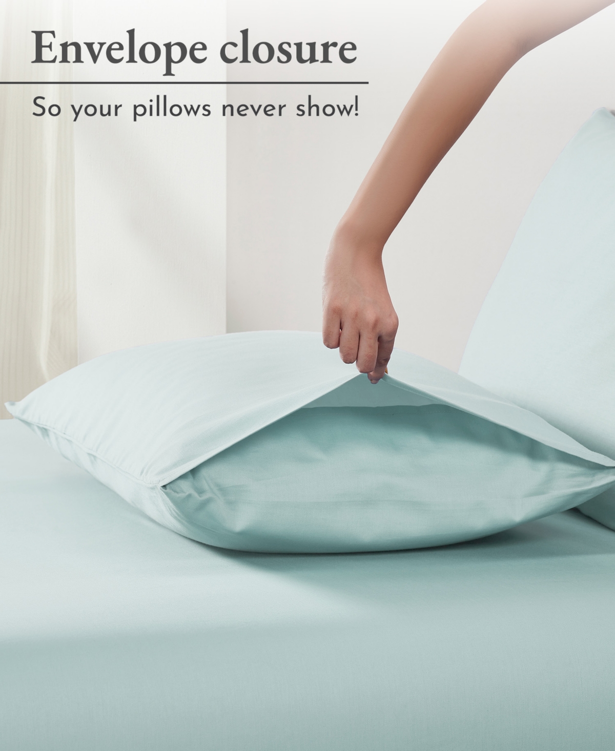 California Design Den Size Pillowcases - 100% Cotton, Set of 2 Soft & Cooling Sateen Weave Cases, Perfect Fit for and Standard Size Pillow