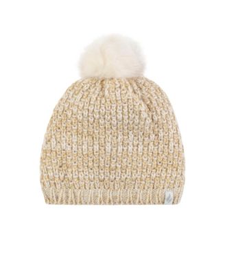 Corsica Basket Weave Pom-Pom Hat