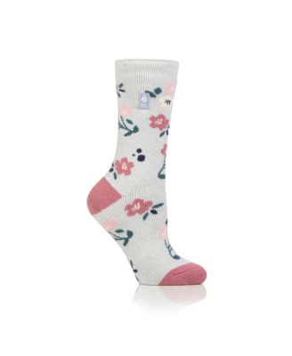 Lite Lanuza Floral Crew Socks