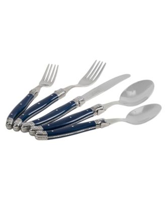Laguiole Connoisseur 20-Piece 18/10 Stainless-Steel Flatware Set with Handles