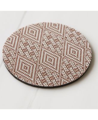 Martha Stewart Boxwood Set of 4 Round Coasters